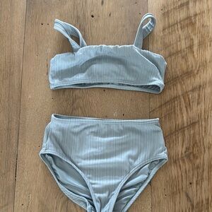 Rylee + Cru Blue Bikini Swim Set